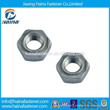 China Supplier DIN929 Plain M6 8.8 Carbon Steel Hex weld nut